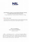 Research paper thumbnail of Low-frequency noise in reverse-biased Schottky barriers on InAlN/AlN/GaN heterostructures