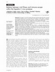 Research paper thumbnail of Relation between viral fitness and immune escape within the hepatitis C virus protease