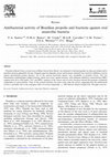 Research paper thumbnail of Antibacterial activity of Brazilian propolis and fractions against oral anaerobic bacteria