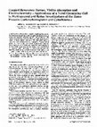 Research paper thumbnail of Coupled Resonance Raman, Visible Absorption and Electrochemistry—Applications of a Novel Circulating Cell to Multispectral and Redox Investigations of the Heme Proteins Carboxyhemoglobin and Cytochrome c