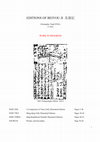 Research paper thumbnail of Editions of Beiyou ji 北遊記