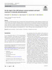 Research paper thumbnail of On the origin of the shift between vertical excitation and band maximum in molecular photoabsorption