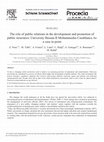 Research paper thumbnail of The Role of Public Relations in the Development and Promotion of Public Structures: University Hassan II Mohammedia-Casablanca as a Case in Point