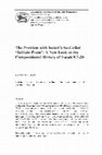 Research paper thumbnail of The Problem with Isaiah's So-Called ‘Refrain Poem’: A New Look at the Compositional History of Isaiah 9.7–20