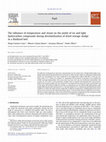 Research paper thumbnail of The influence of temperature and steam on the yields of tar and light hydrocarbon compounds during devolatilization of dried sewage sludge in a fluidized bed