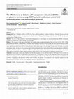 Research paper thumbnail of The effectiveness of diabetes self-management education (DSME) on glycemic control among T2DM patients randomized control trial: systematic review and meta-analysis protocol