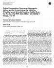 Research paper thumbnail of Online Communities: Commerce, Community Action, and the Virtual University. C. Werry & M. Mowbray (Eds.). Prentice Hall, NJ: (2000)