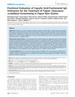 Research paper thumbnail of Preclinical Evaluation of Caprylic Acid-Fractionated IgG Antivenom for the Treatment of Taipan (Oxyuranus scutellatus) Envenoming in Papua New Guinea