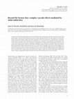 Research paper thumbnail of Beyond the browse line: complex cascade effects mediated by white-tailed deer