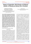 Research paper thumbnail of Impact of September 2014 Floods on Sediment Quality of Himalayan Jhelum River Kashmir