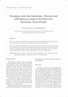 Research paper thumbnail of Nonplanar strike-slip Gnieêdziska - Brzeziny fault (SW Mesozoic margin of the Holy Cross Mountains, central Poland)