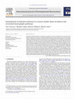 Research paper thumbnail of Development of repetitive behavior in a mouse model: roles of indirect and striosomal basal ganglia pathways