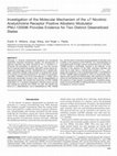 Research paper thumbnail of Investigation of the Molecular Mechanism of the  7 Nicotinic Acetylcholine Receptor Positive Allosteric Modulator PNU-120596 Provides Evidence for Two Distinct Desensitized States