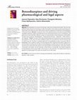 Research paper thumbnail of Benzodiazepines and Driving. Pharmacological and Legal Aspects