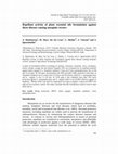 Research paper thumbnail of Repellant activity of plant essential oils formulation against three disease causing mosquito vectors