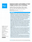 Research paper thumbnail of Empirical analysis and modeling of Argos Doppler location errors in Romania: Supplemental Data S1