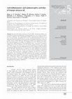 Research paper thumbnail of Anti-inflammatory and Anti-nociceptive Activity of Ruthenium Complexes with Isonicotinic and Nicotinic Acids (Niacin) as Ligands