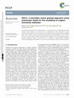 Research paper thumbnail of MOLC. A reversible coarse grained approach using anisotropic beads for the modelling of organic functional materials