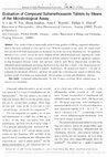 Research paper thumbnail of Evaluation of Compound Sulfamethoxazole Tablets by Means of the Microbiological Assay