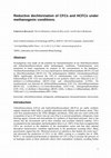 Research paper thumbnail of Reductive dechlorination of CFCS and HCFCS under methanogenic conditions