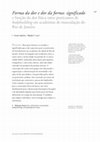 Research paper thumbnail of Forma da dor e dor da forma: significado e fun&#231;&#227;o da dor f&#237;sica entre praticantes de bodybuilding em academias de muscula&#231;&#227;o do Rio de Janeiro