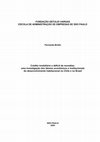 Research paper thumbnail of Crédito Imobiliário e Déficit de Moradias: Uma Investigação dos Fatores Econômicos e Institucionais do Desenvolvimento Habitacional no Chile e no Brasil