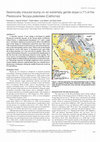 Research paper thumbnail of Seismically induced slump on an extremely gentle slope (<1 ) of the Pleistocene Tecopa paleolake (California)