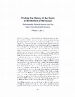 Research paper thumbnail of “Finding the History of the World at the Bottom of the Ocean: Hydrography, Natural History, and the Sea in the Nineteenth Century.”