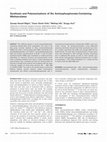 Research paper thumbnail of Synthesis and polymerizations of six aminophosphonate-containing methacrylates