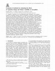 Research paper thumbnail of Evaluation of methods for estimating the effects of vegetation change and climate variability on streamflow