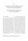 Research paper thumbnail of Container Terminal Efficiency and Private Sector Participation