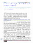 Research paper thumbnail of Importance of Monitoring Mass Tourism for Sustainable Development in Bangladesh