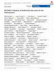 Research paper thumbnail of BioTIME: A database of biodiversity time series for the Anthropocene