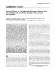 Research paper thumbnail of Nicotine effects on prostaglandin-dependent gastric slow wave rhythmicity and antral motility in nonsmokers and smokers