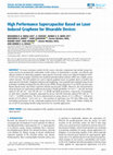 Research paper thumbnail of High Performance Supercapacitor Based on Laser Induced Graphene for Wearable Devices