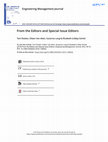 Research paper thumbnail of From theEditors and Special Issue Editors