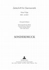 Research paper thumbnail of Jan Bürger, Petra Gehring (Hg.): Feminismus zwischen zwei Kriegen. Zeitschrift für Ideengeschichte, Bd. 14, H. 4 (2020), in: Zeitschrift für Germanistik, 3/2021, S. 617-620.