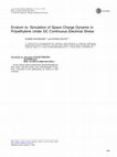 Research paper thumbnail of Erratum to: Simulation of Space Charge Dynamic in Polyethylene Under DC Continuous Electrical Stress