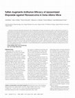 Research paper thumbnail of Tuftsin augments antitumor efficacy of liposomized etoposide against fibrosarcoma in Swiss albino mice