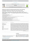 Research paper thumbnail of Defining the interval for monitoring potential adverse events following immunization (AEFIs) after receipt of live viral vectored vaccines