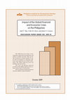 Research paper thumbnail of Impact of the Global Financial and Economic Crisis on the Philippines