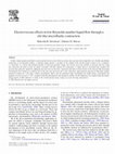 Research paper thumbnail of Electroviscous effects in low Reynolds number liquid flow through a slit-like microfluidic contraction