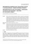 Research paper thumbnail of Implementácia Projektu Kaat- Znalostnej Aliancie V Leteckej Doprave - Príbeh Úspešného Projektu