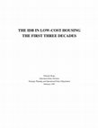 Research paper thumbnail of The IDB in Low-Cost Housing: The First Three Decades