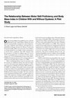 Research paper thumbnail of Comparing Children with and Without Dyslexia on the Movement Assessment Battery for Children and the Test of Gross Motor Development 1,2