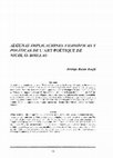 Research paper thumbnail of Algunas implicaciones filosóficas y políticas de L’art Poètique de Nicolás Boileau