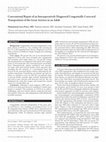 Research paper thumbnail of Conventional Repair of an Intraoperatively Diagnosed Congenitally Corrected Transposition of the Great Arteries in an Adult