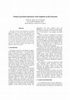 Research paper thumbnail of Primary Preschool Experiences with Computers in the Classroom