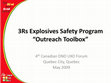 Research paper thumbnail of 3Rs Explosives Safety Education "Outreach Toolbox