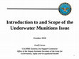 Research paper thumbnail of Introduction to and Scope of the Underwater Munitions Issue